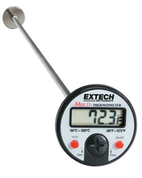 Extech 392052 - Flat Surface Stem Dial Thermometer